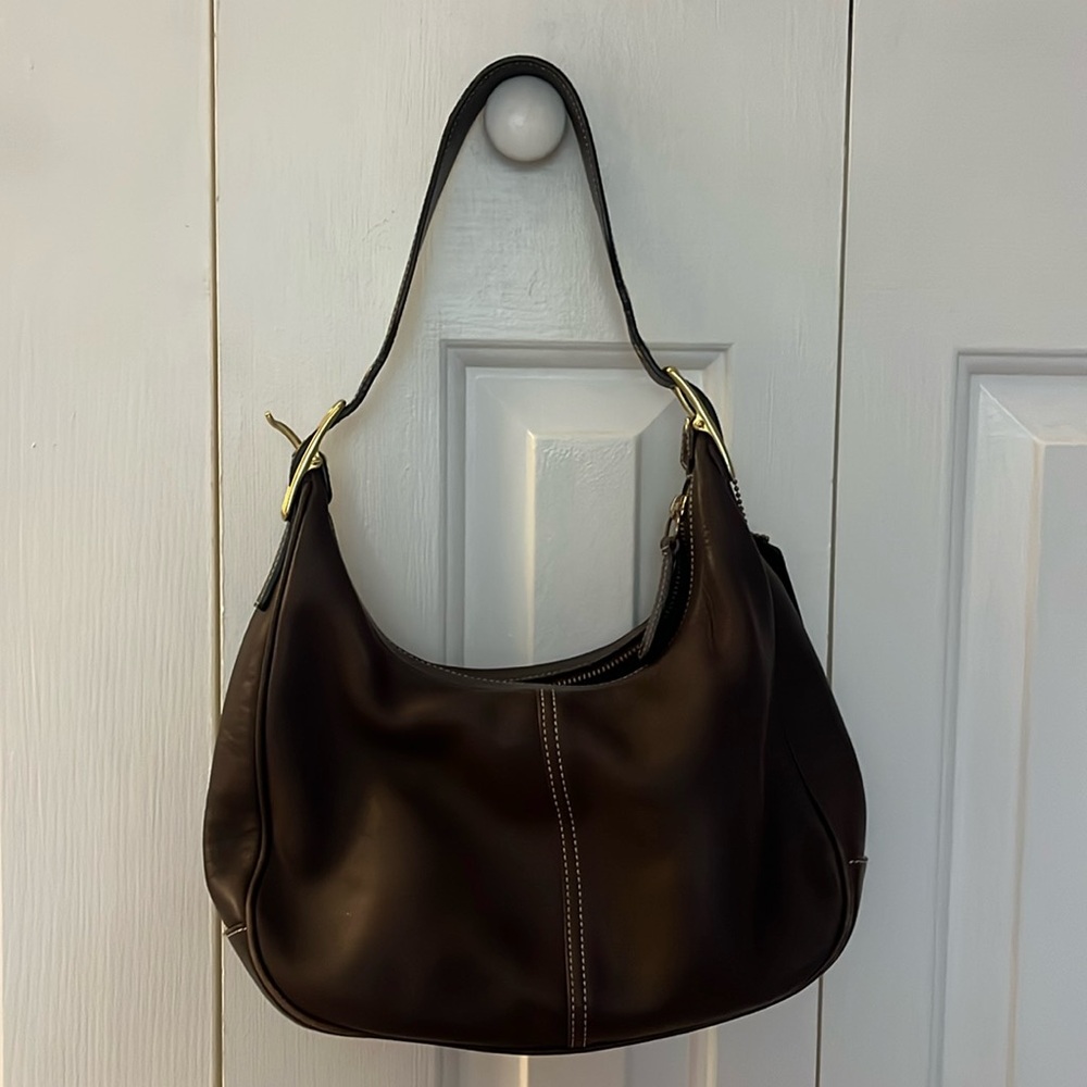 Coach 9342 Vintage Brown Leather Legacy West Bag
